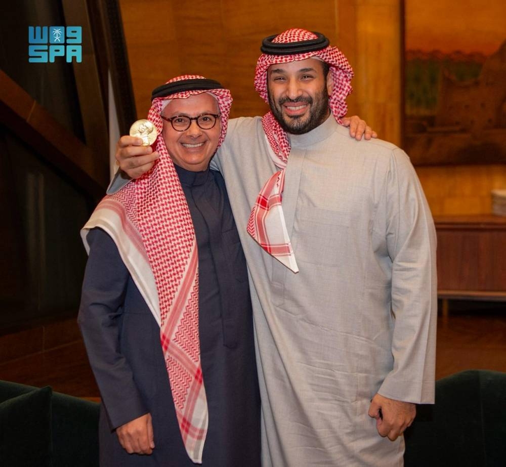 ولي-العهد-يستقبل-البروفيسور-عمر-ياغي-الفائز-بجائزة-نوبل