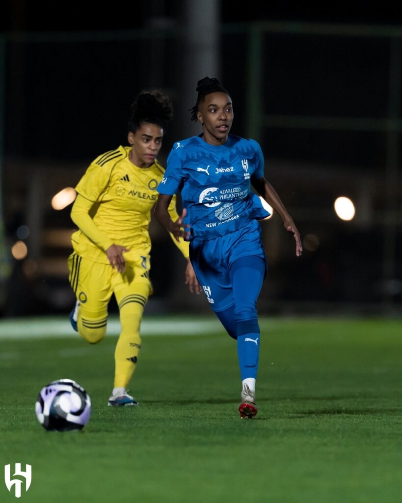 سيدات-النصر-تفوز-على-الهلال-برباعية-وتحقق-الدوري-الممتاز