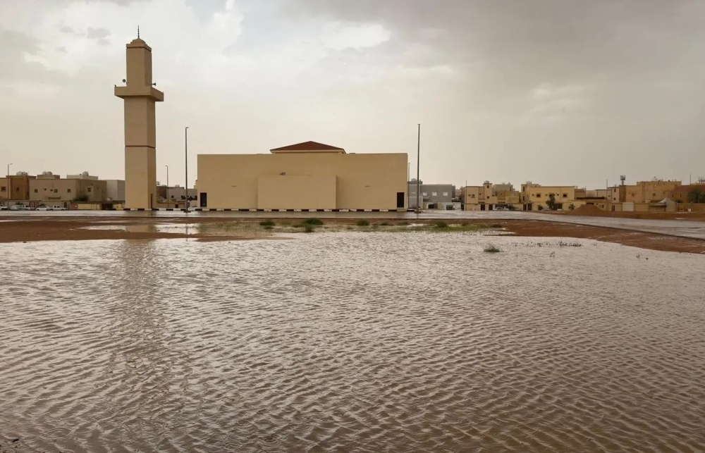 الأمطار تنعش المناطق الشمالية وطريف الأعلى