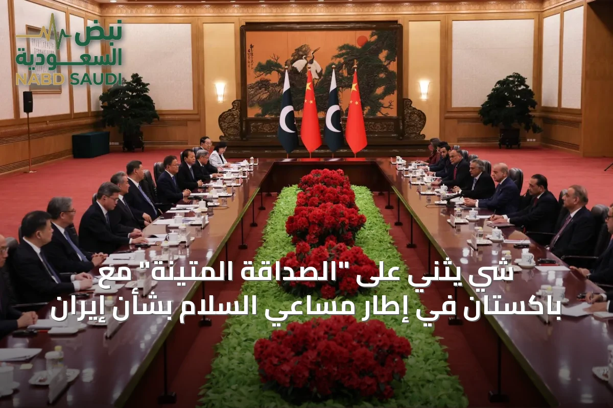 شي يثني على "الصداقة المتينة" مع باكستان في إطار مساعي السلام بشأن إيران