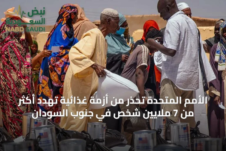 الأمم المتحدة تحذر من أزمة غذائية تهدد أكثر من 7 ملايين شخص في جنوب السودان