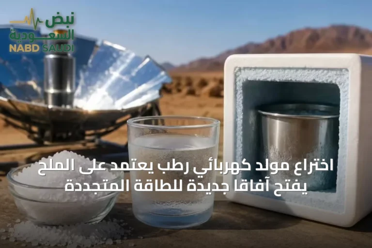 اختراع مولد كهربائي رطب يعتمد على الملح يفتح آفاقاً جديدة للطاقة المتجددة