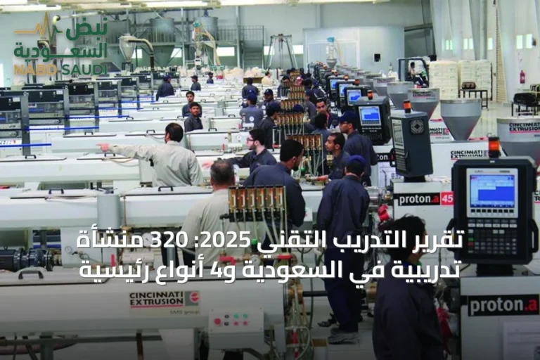 تقرير التدريب التقني 2025: 320 منشأة تدريبية في السعودية و4 أنواع رئيسية