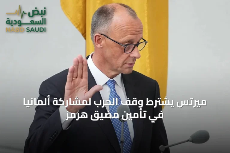 ميرتس يشترط وقف الحرب لمشاركة ألمانيا في تأمين مضيق هرمز