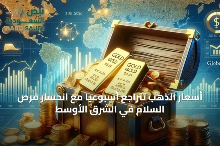 أسعار الذهب تتراجع أسبوعياً مع انحسار فرص السلام في الشرق الأوسط