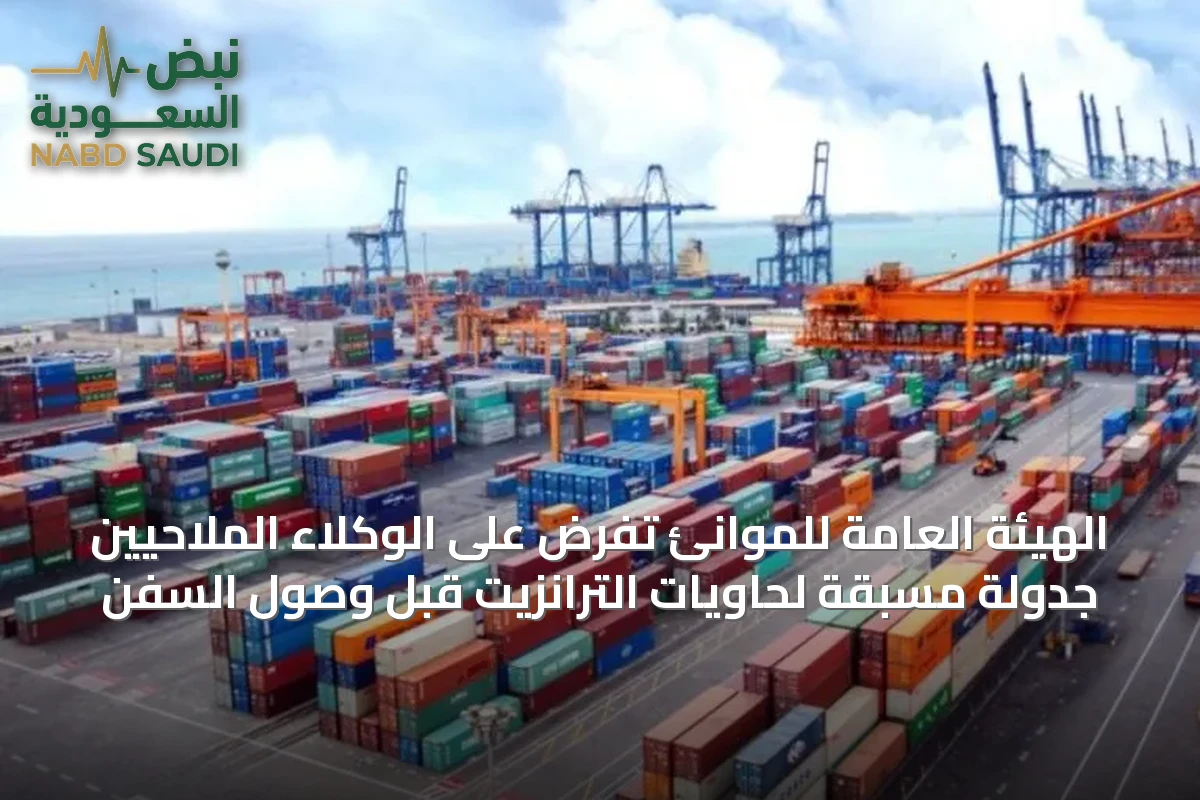 الهيئة العامة للموانئ تفرض على الوكلاء الملاحيين جدولة مسبقة لحاويات الترانزيت قبل وصول السفن