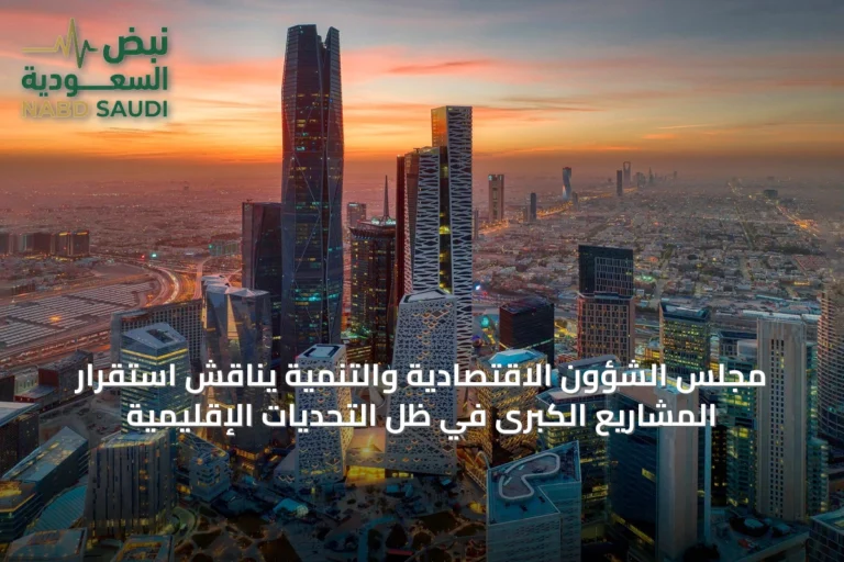 مجلس الشؤون الاقتصادية والتنمية يناقش استقرار المشاريع الكبرى في ظل التحديات الإقليمية