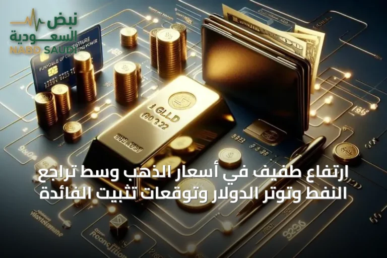 ارتفاع طفيف في أسعار الذهب وسط تراجع النفط وتوتر الدولار وتوقعات تثبيت الفائدة
