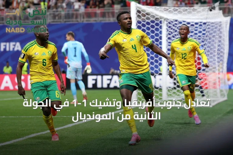 تعادل جنوب أفريقيا وتشيك 1-1 في الجولة الثانية من المونديال