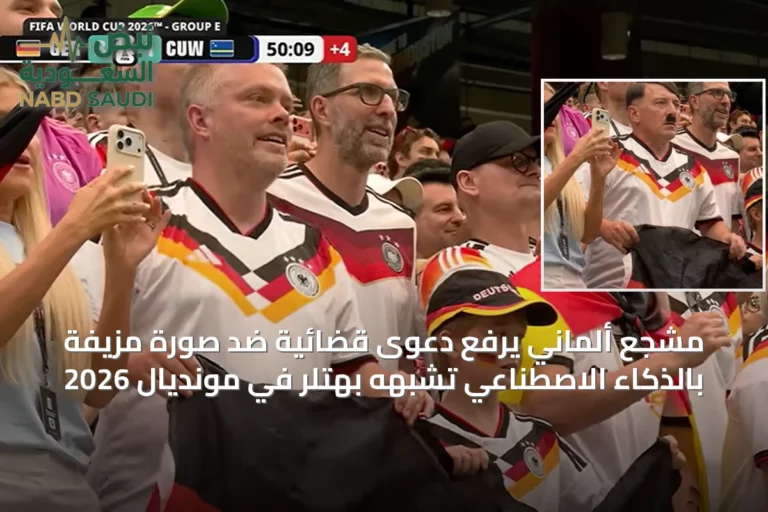 مشجع ألماني يرفع دعوى قضائية ضد صورة مزيفة بالذكاء الاصطناعي تشبهه بهتلر في مونديال 2026
