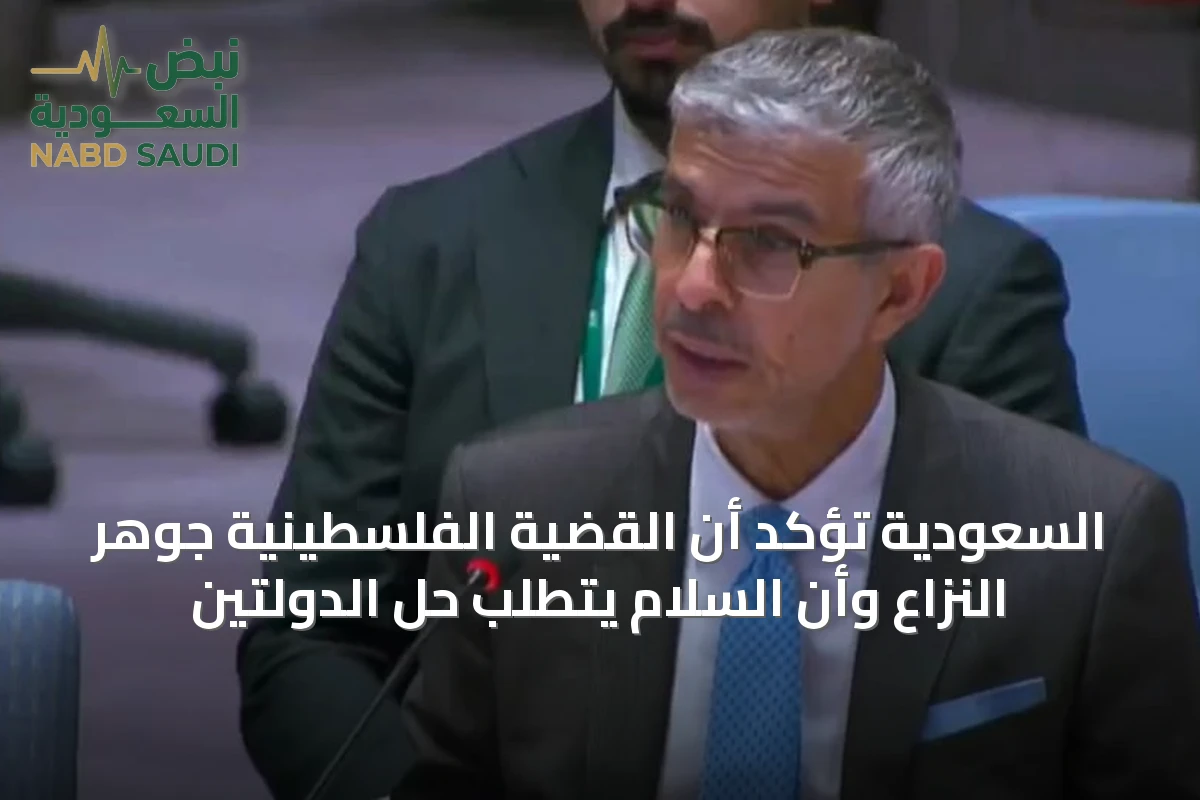 السعودية تؤكد أن القضية الفلسطينية جوهر النزاع وأن السلام يتطلب حل الدولتين