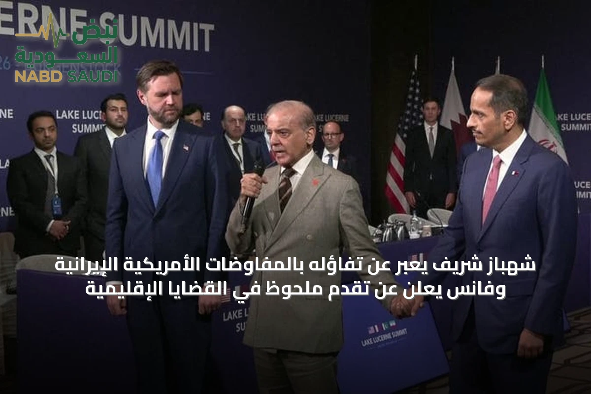 شهباز شريف يعبّر عن تفاؤله بالمفاوضات الأمريكية الإيرانية وفانس يعلن عن تقدم ملحوظ في القضايا الإقليمية