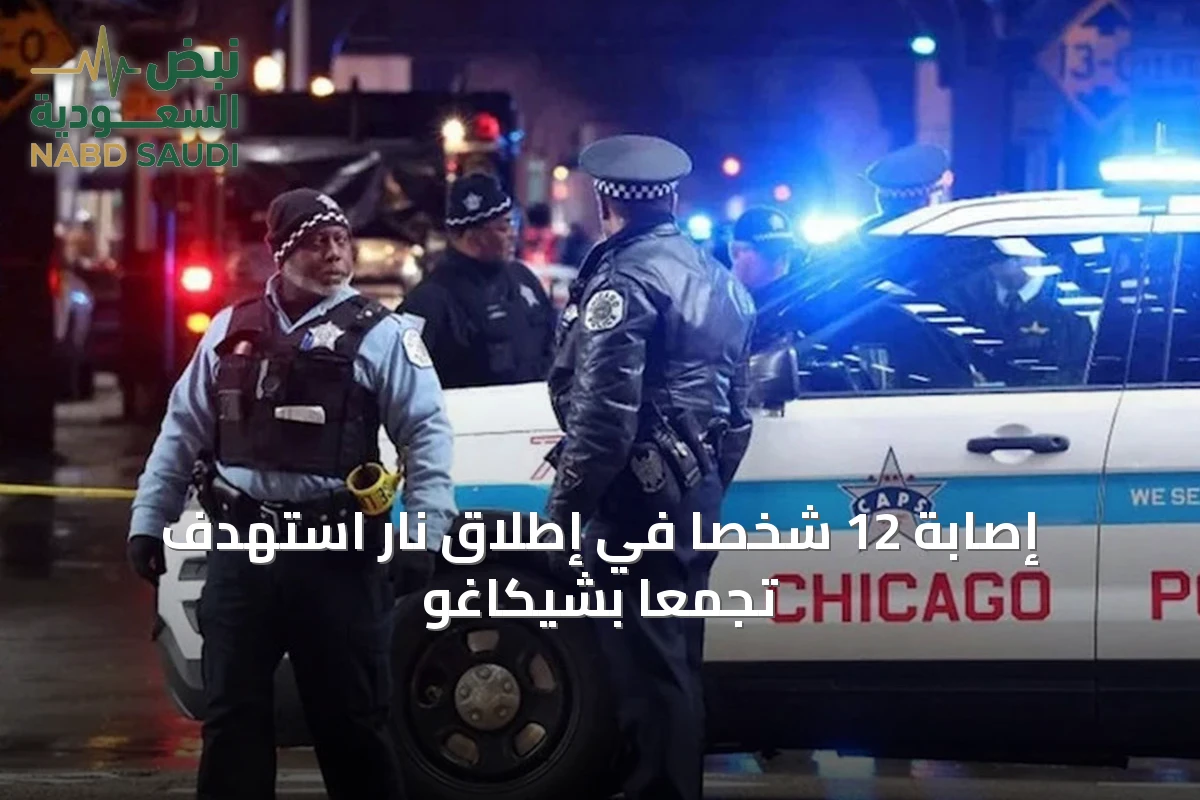 إصابة 12 شخصاً في إطلاق نار استهدف تجمعاً بشيكاغو