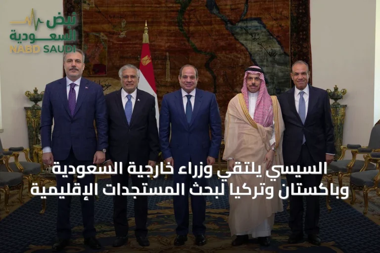 السيسي يلتقي وزراء خارجية السعودية وباكستان وتركيا لبحث المستجدات الإقليمية