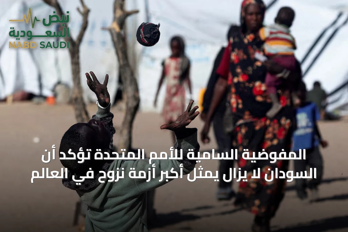 المفوضية السامية للأمم المتحدة تؤكد أن السودان لا يزال يمثل أكبر أزمة نزوح في العالم
