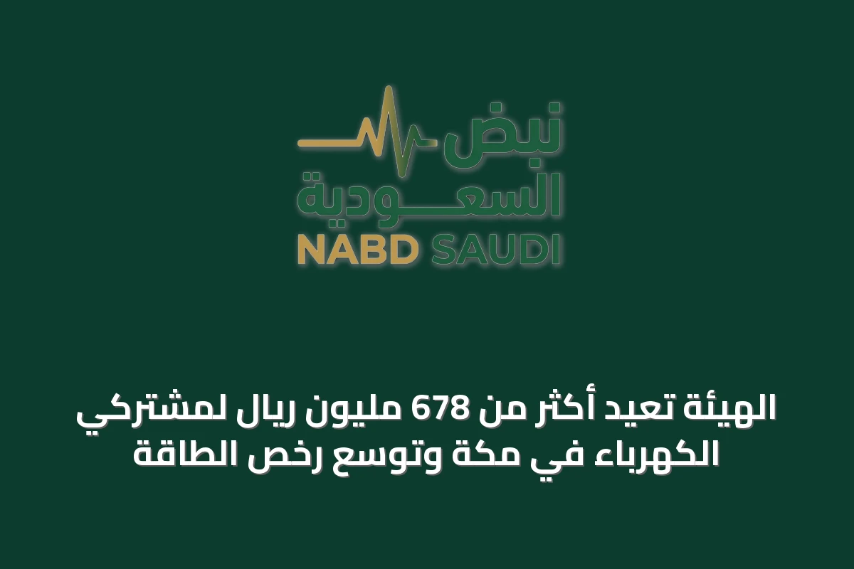 الهيئة تعيد أكثر من 678 مليون ريال لمشتركي الكهرباء في مكة وتوسع رخص الطاقة