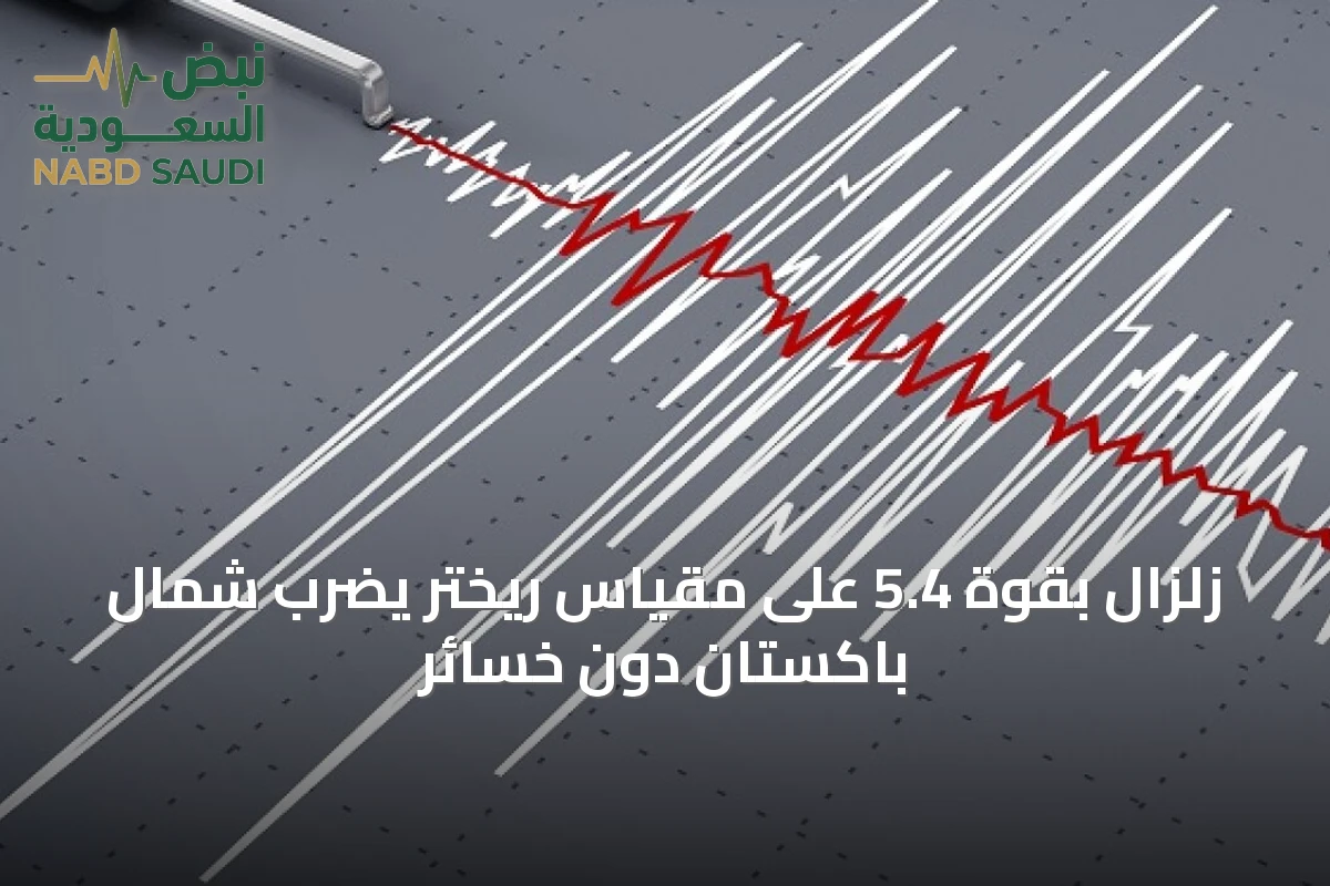 زلزال بقوة 5.4 على مقياس ريختر يضرب شمال باكستان دون خسائر