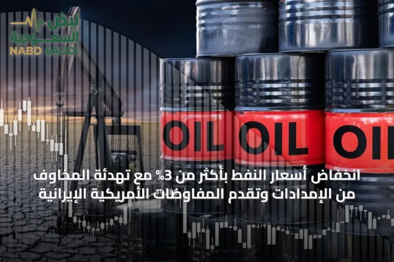 انخفاض أسعار النفط بأكثر من 3% مع تهدئة المخاوف من الإمدادات وتقدم المفاوضات الأمريكية الإيرانية