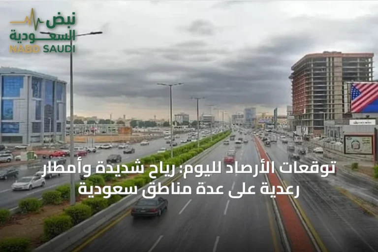 توقعات الأرصاد لليوم: رياح شديدة وأمطار رعدية على عدة مناطق سعودية
