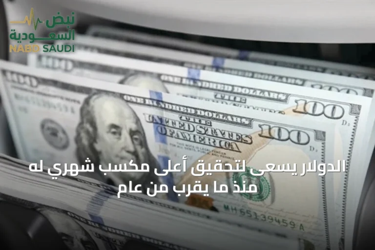 الدولار يسعى لتحقيق أعلى مكسب شهري له منذ ما يقرب من عام