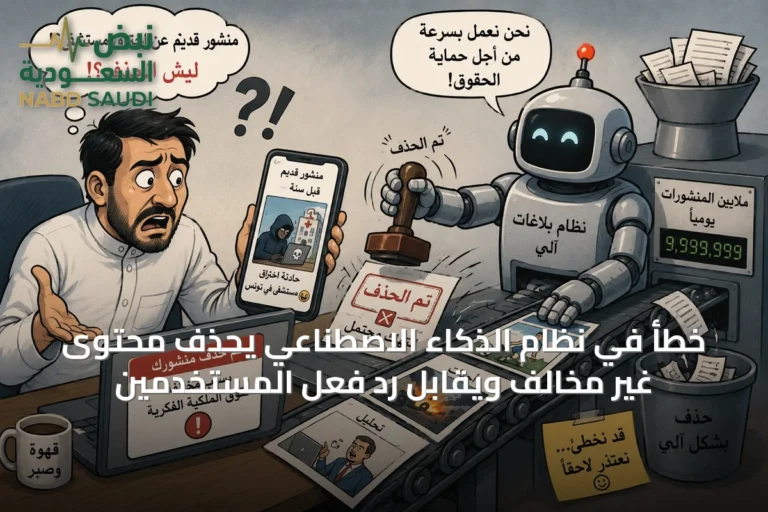 خطأ في نظام الذكاء الاصطناعي يحذف محتوى غير مخالف ويقابل رد فعل المستخدمين