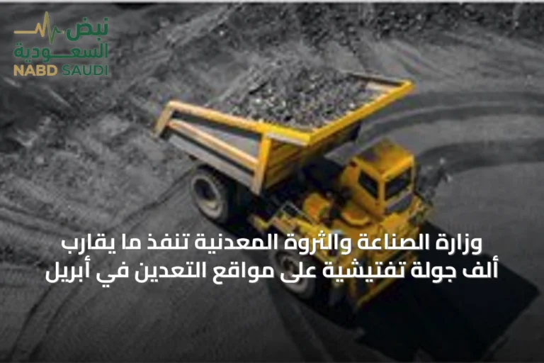 وزارة الصناعة والثروة المعدنية تنفذ ما يقارب ألف جولة تفتيشية على مواقع التعدين في أبريل