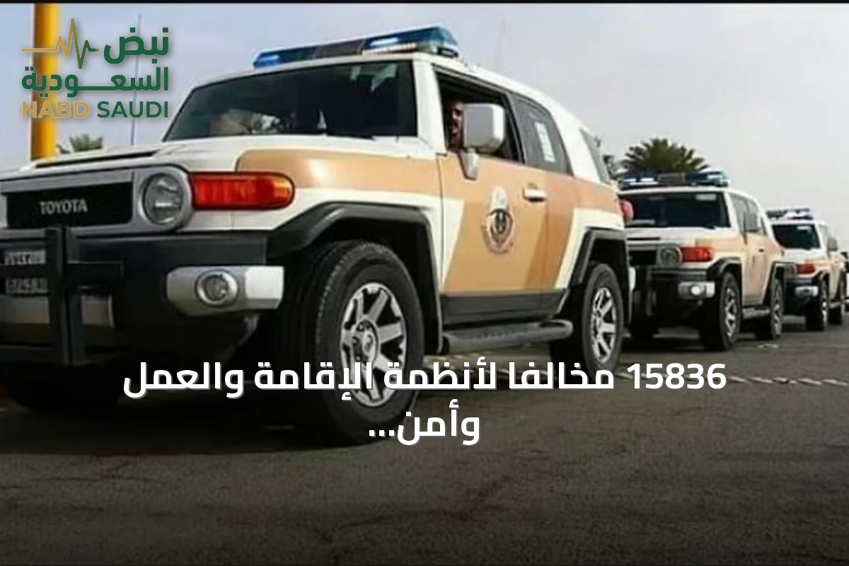 15836 مخالفاً لأنظمة الإقامة والعمل وأمن الحدود يقعون في قبضة الحملات الميدانية المشتركة خلال أسبوع