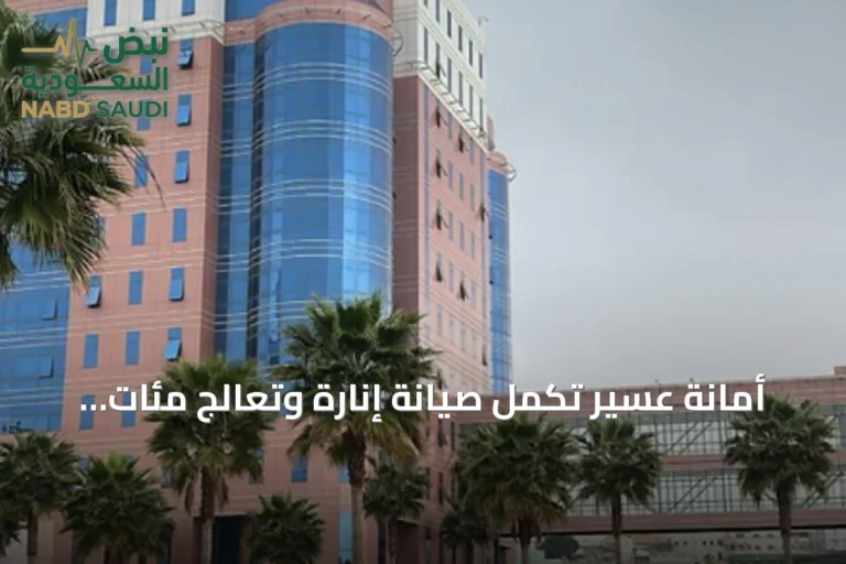 أمانة عسير تُكمل صيانة إنارة وتعالج مئات الحالات البصرية في الربع الثاني من 2026
