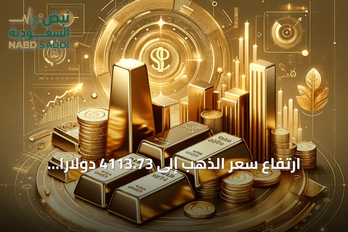 ارتفاع سعر الذهب إلى 4113.73 دولارًا للأوقية مع انتظار قرارات الفائدة