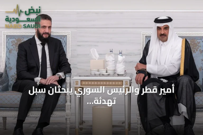أمير قطر والرئيس السوري يبحثان سبل تهدئة التوترات الإقليمية