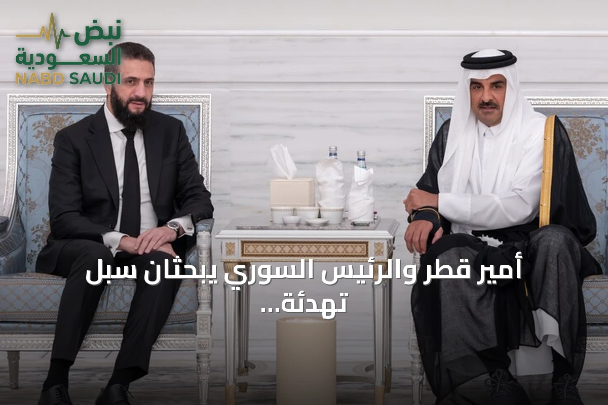 أمير قطر والرئيس السوري يبحثان سبل تهدئة التوترات الإقليمية