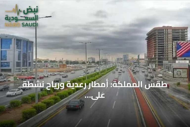 طقس المملكة: أمطار رعدية ورياح نشطة على عدة مناطق