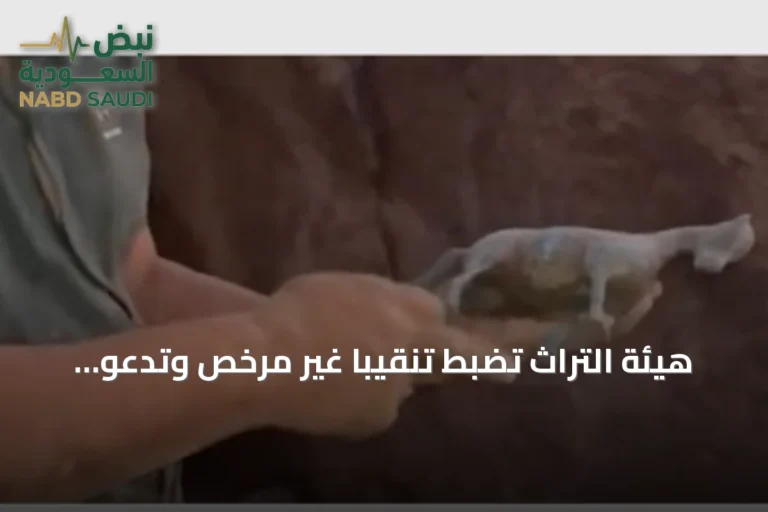 هيئة التراث تضبط تنقيباً غير مرخص وتدعو للإبلاغ عن المخالفات