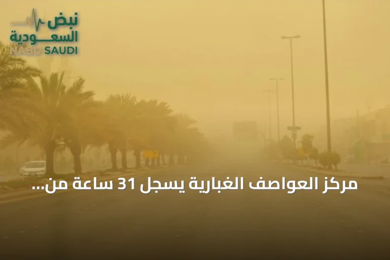 مركز العواصف الغبارية يسجل 31 ساعة من الحالات في دول الإقليم