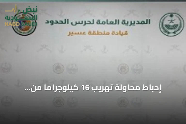 إحباط محاولة تهريب 16 كيلوجراماً من الحشيش في قطاع الربوعة بعسير