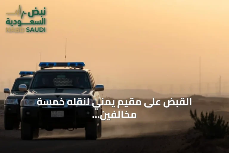 القبض على مقيم يمني لنقله خمسة مخالفين لأمن الحدود في جازان