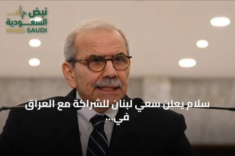 سلام يعلن سعي لبنان للشراكة مع العراق في مشاريع التكامل الإقليمي