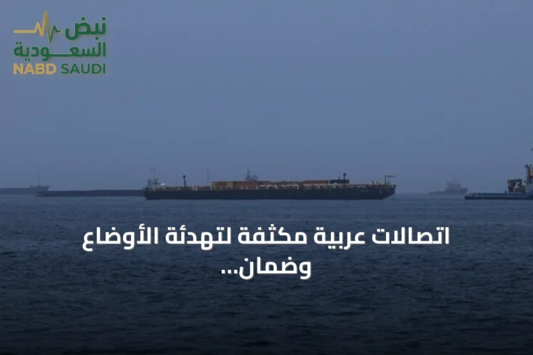 اتصالات عربية مكثفة لتهدئة الأوضاع وضمان المرور الآمن في مضيق هرمز