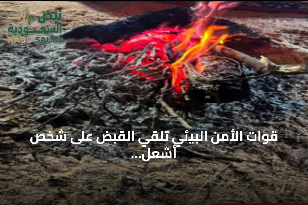قوات الأمن البيئي تلقي القبض على شخص أشعل ناراً في مكان غير مصرح به بعسير
