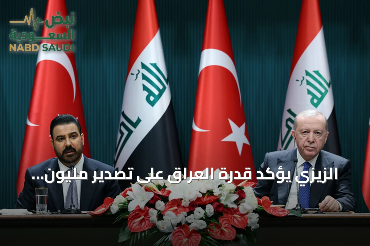 الزيزي يؤكد قدرة العراق على تصدير مليون برميل نفط يومياً إلى تركيا