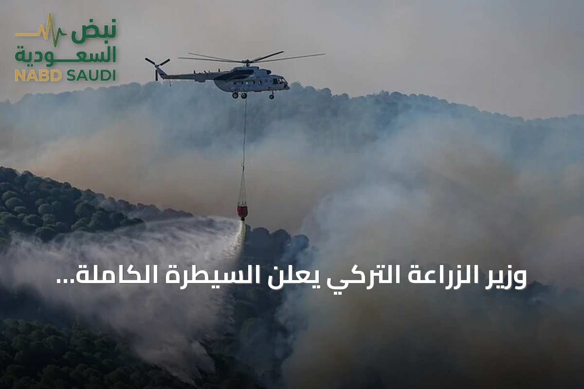 وزير الزراعة التركي يعلن السيطرة الكاملة على حرائق غابات بثلاث ولايات