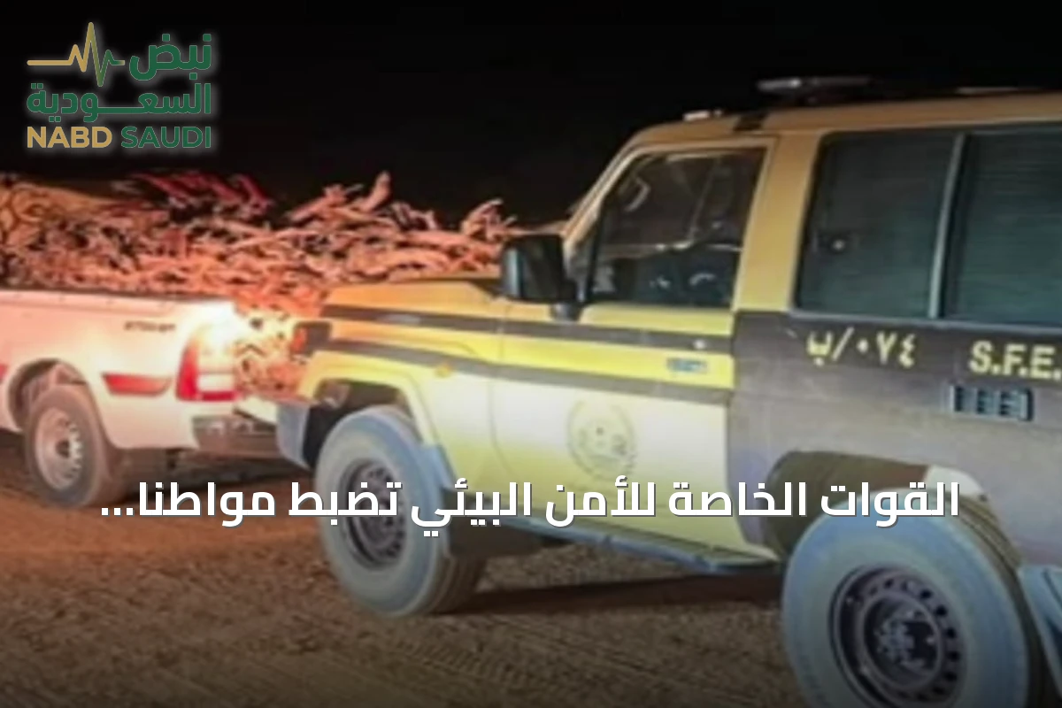 القوات الخاصة للأمن البيئي تضبط مواطناً نقل 3 أمتار مكعبة من الحطب داخل محمية الإمام تركي بن عبدالله الملكية