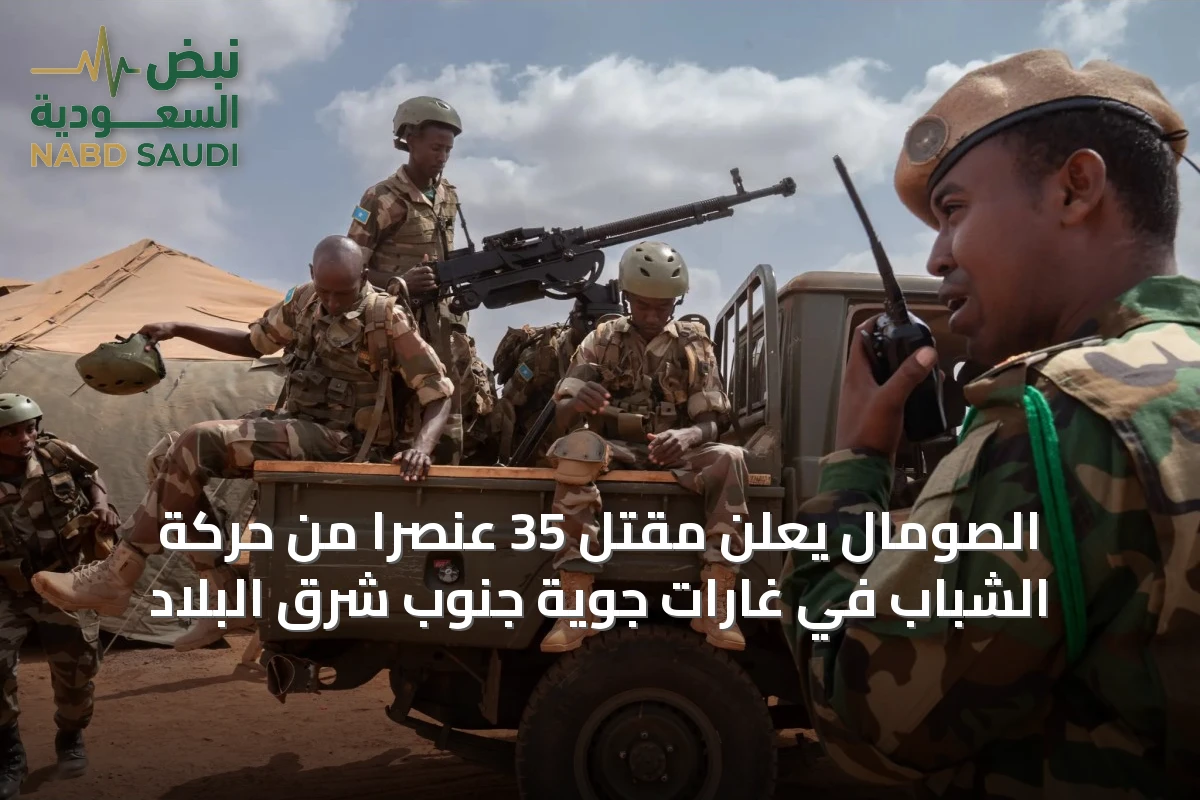 الصومال يُعلن مقتل 35 عنصرًا من حركة الشباب في غارات جوية جنوب شرق البلاد