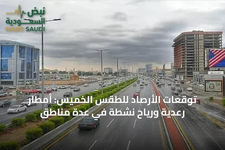 توقعات الأرصاد للطقس الخميس: أمطار رعدية ورياح نشطة في عدة مناطق