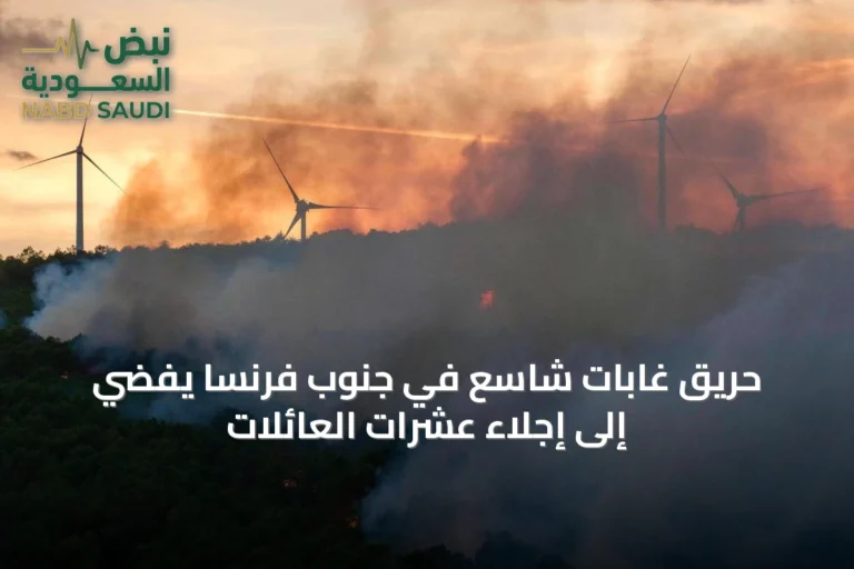 حريق غابات شاسع في جنوب فرنسا يفضي إلى إجلاء عشرات العائلات