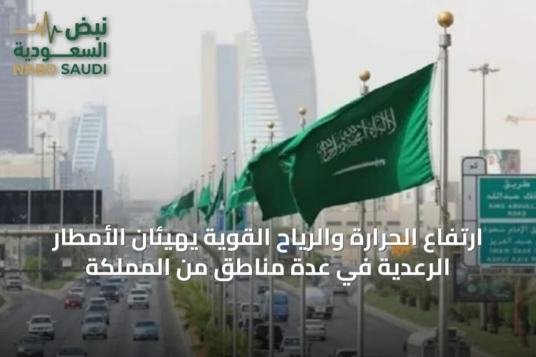 ارتفاع الحرارة والرياح القوية يهيّئان الأمطار الرعدية في عدة مناطق من المملكة