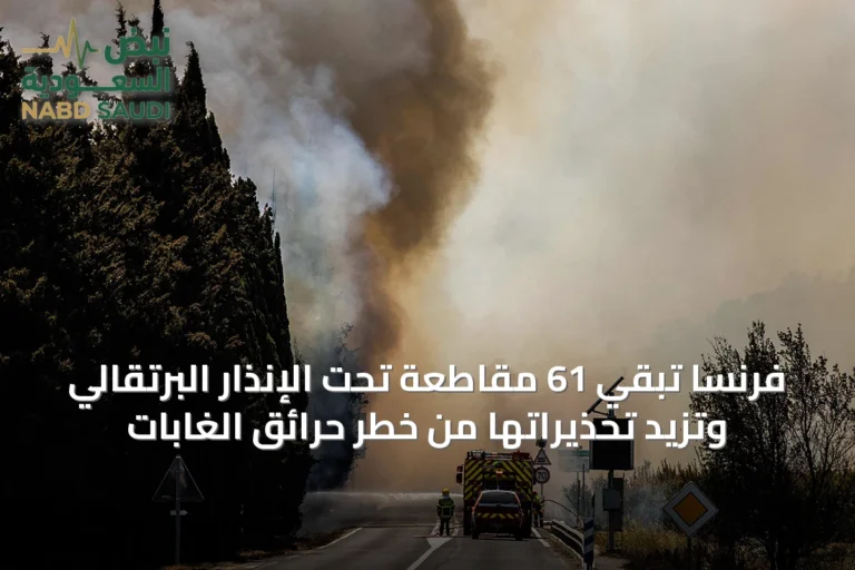 فرنسا تبقي 61 مقاطعة تحت الإنذار البرتقالي وتزيد تحذيراتها من خطر حرائق الغابات