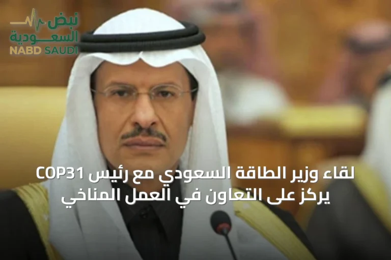لقاء وزير الطاقة السعودي مع رئيس COP31 يركز على التعاون في العمل المناخي
