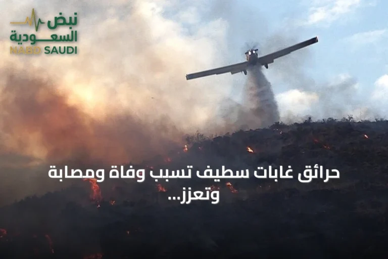 حرائق غابات سطيف تسبب وفاة ومصابة وتعزز جهود الإطفاء
