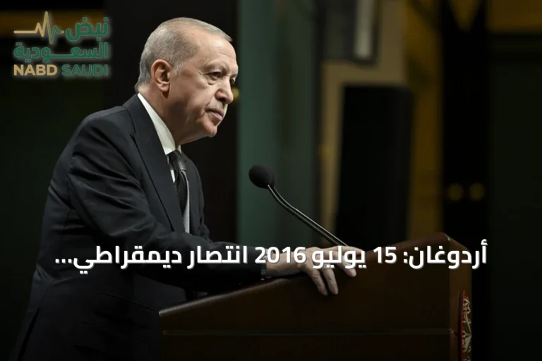 أردوغان: 15 يوليو 2016 انتصار ديمقراطي ضحى فيه الشعب بروحه دفاعاً عن الاستقلال